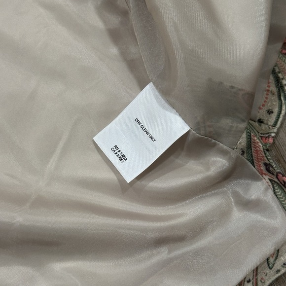 Alfred Dunner Women's Paisley Button Up Jacket Size 24W Lined Long Sleeve - Picture 10 of 15